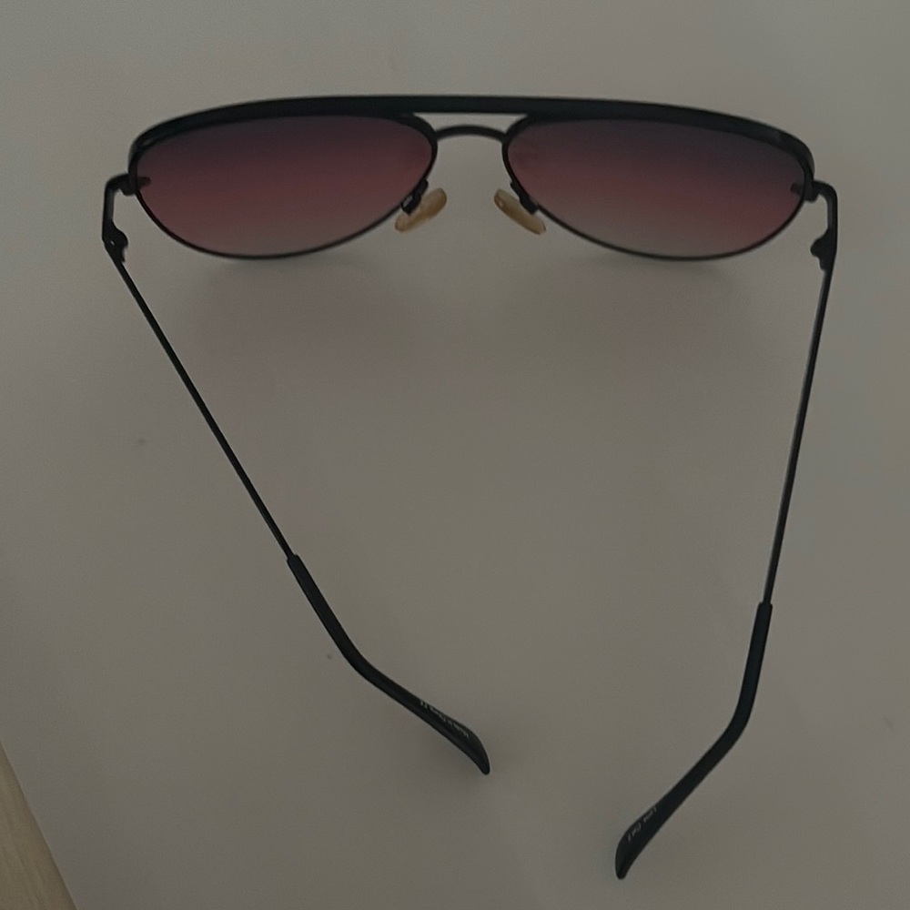 Quay Australia Black and Purple Aviator Sunglasses - Picture 2 of 4